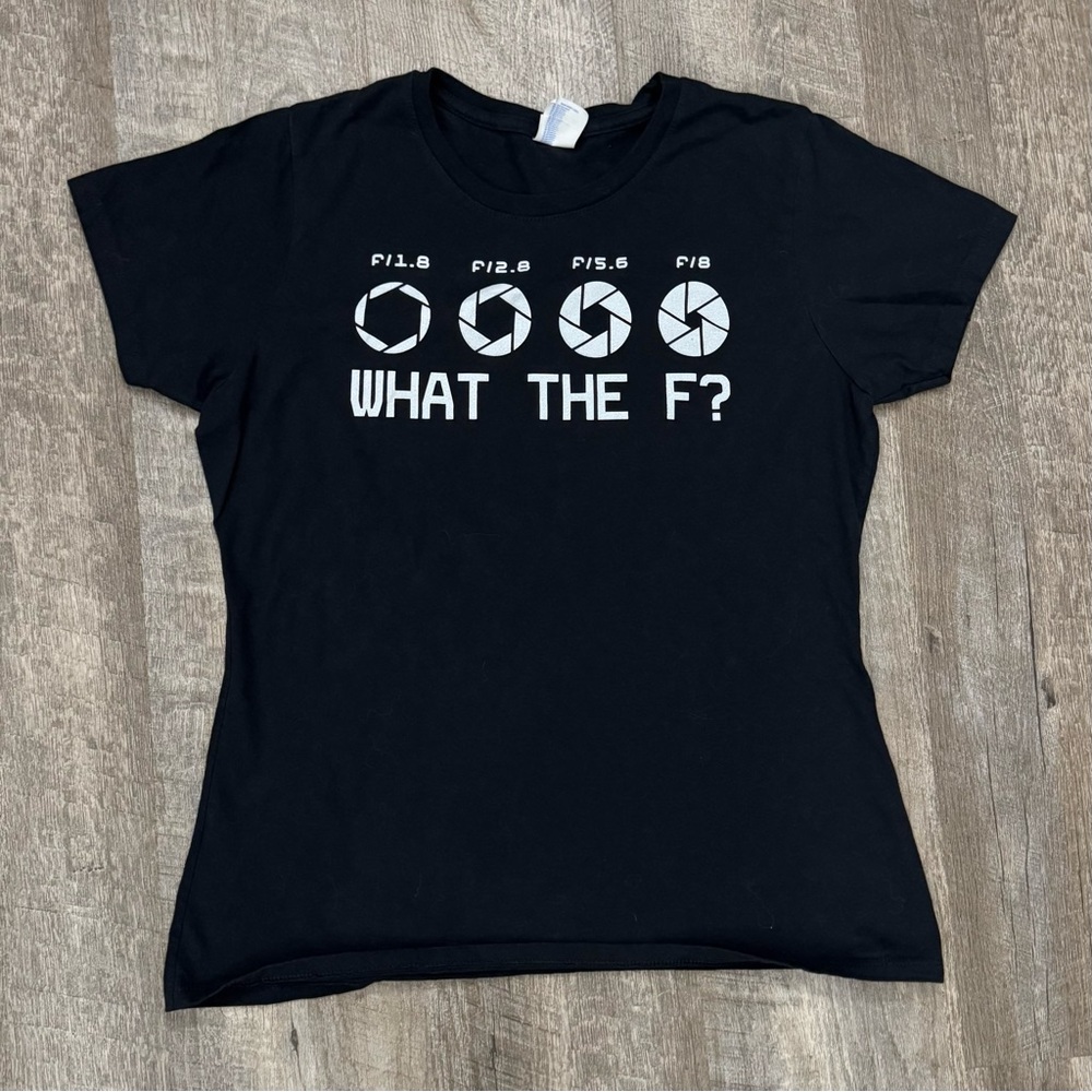 Photographer Black Shirt Humor Photography Shirt Sz L